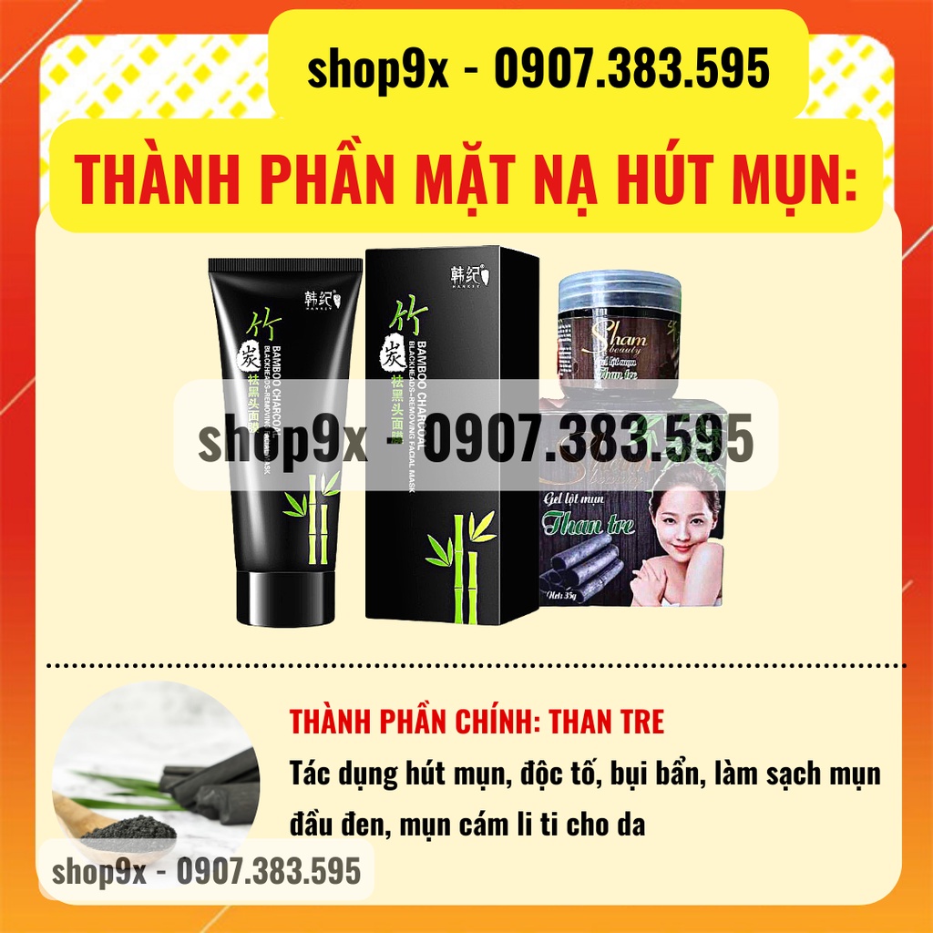 Mặt Nạ Hút Mụn Than Tre - Trắng Da Sạch Mụn