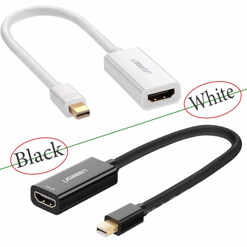 [Mã ELHACE giảm 4% đơn 300K] Cáp chuyển Mini DisplayPort to HDMI UGREEN 10460 10461 MD112 Chính hãng (Thunderbolt 2)