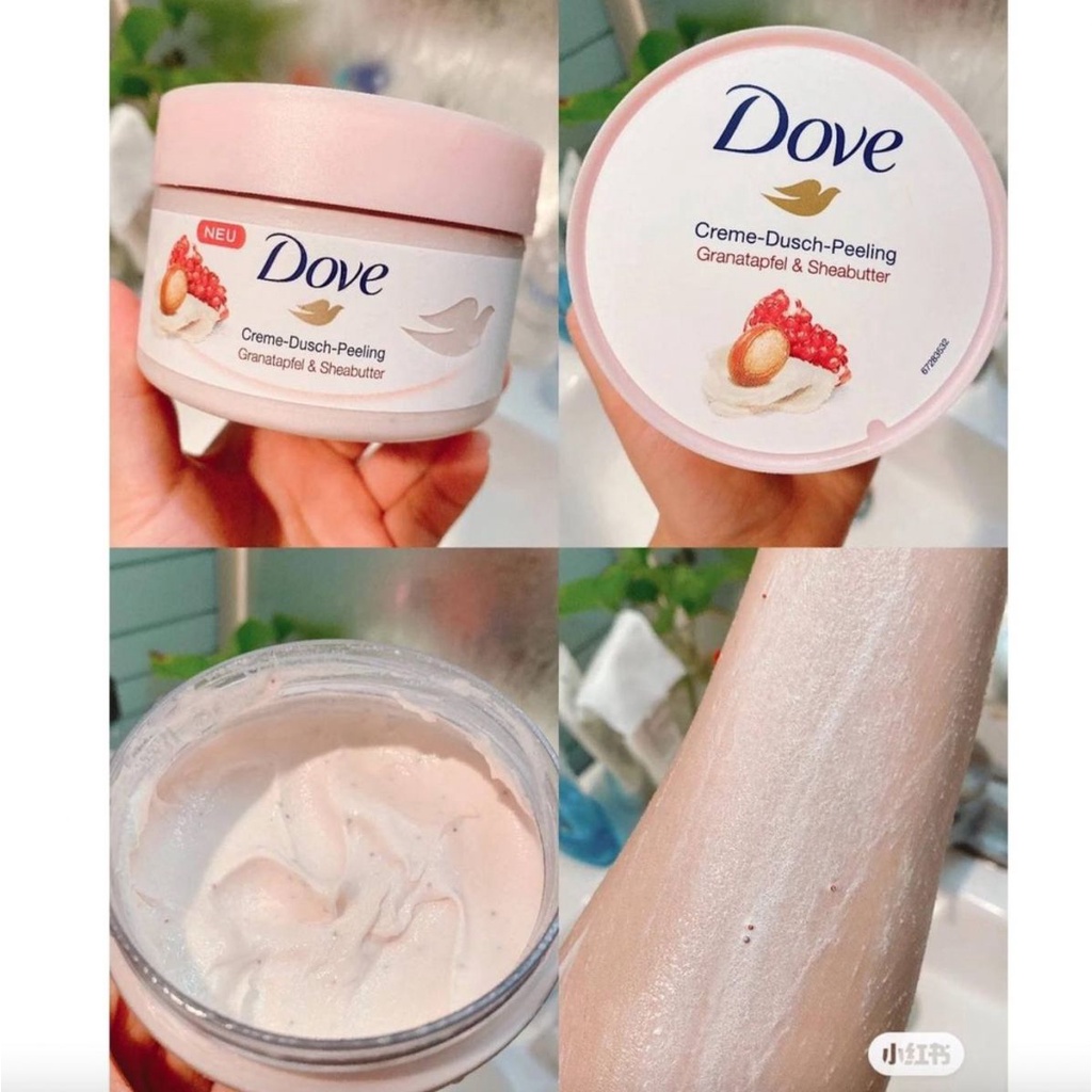 Tẩy da chết giúp da trắng hồng mịn màng Dove Exfoliating Body Polish 225ml