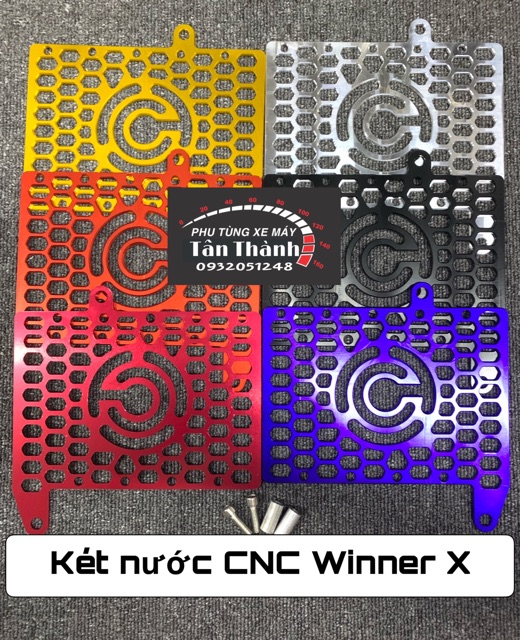 Két nước Winner X CNC đủ màu kèm ốc