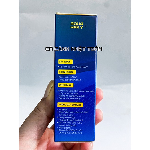 AQUA MAX V HỖ TRỢ CÁC VẤN ĐỀ CHO CÁ CẢNH 10ML