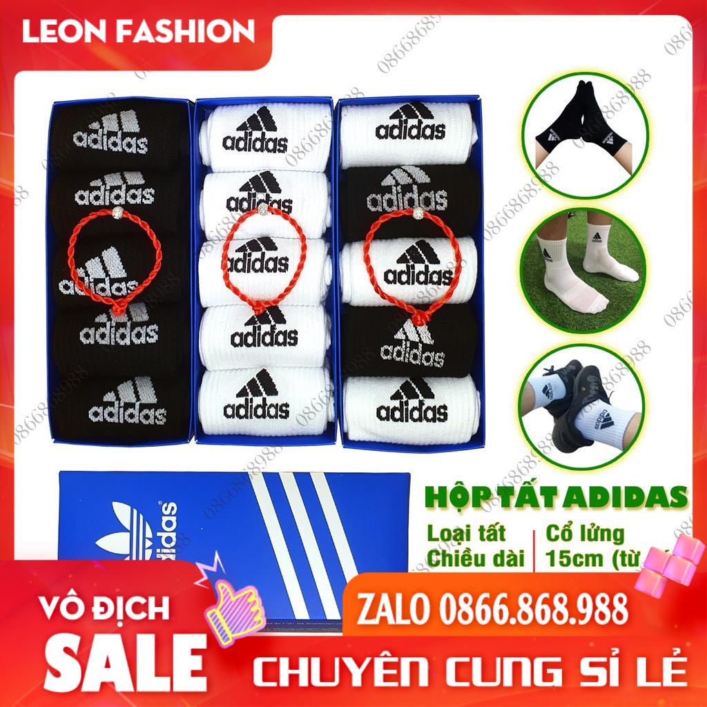 Hộp Tất Vớ ADIDAS 5 Đôi Cổ Lửng Nam Nữ Thể thao Dệt kim Cao cấp Hàng 1:1 QUÀ TẶNG - Kho sỉ tất