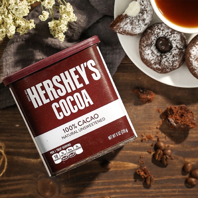 ☕️[HSD 02/2023]  Bột cacao nguyên chất, không đường Hershey’s Cocoa Natural Unsweetened 226g☕️