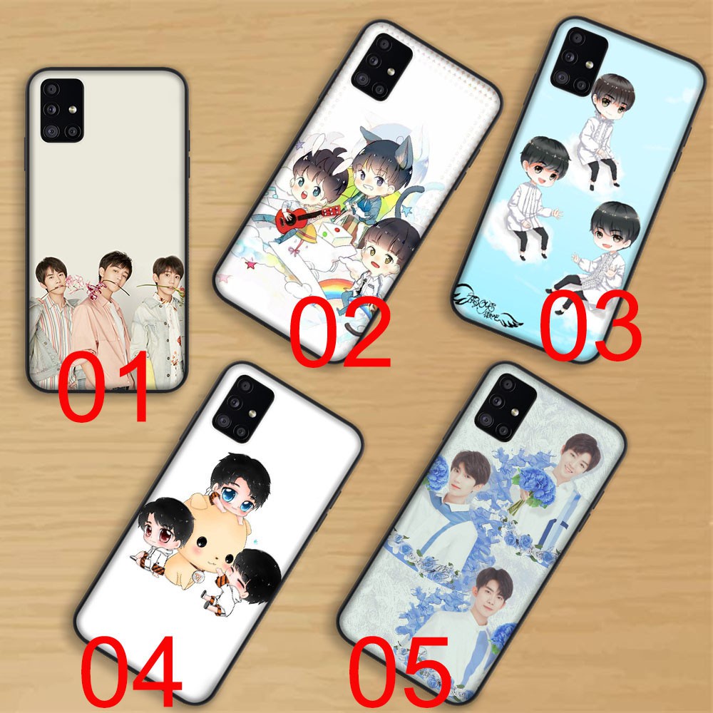 Đen Ốp Điện Thoại Mềm In Hình Tfboys Cho Iphone 8 7 6 6s Plus 5 5s Se