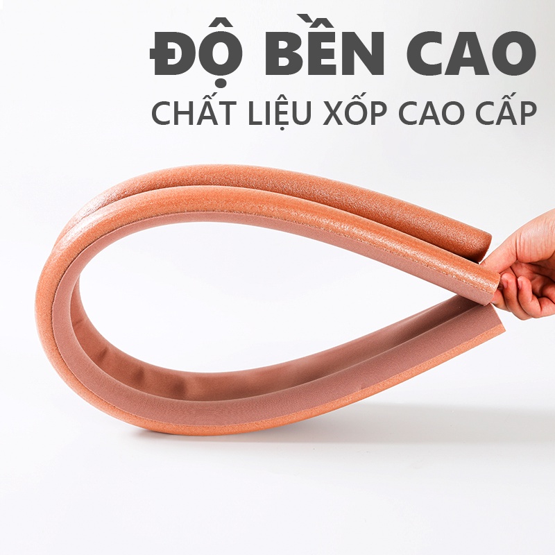 Nẹp xốp chặn gió khe cửa chống côn trùng  Thanh chắn cửa chống ồn, chống thoát hơi gió điều hòa NANORON