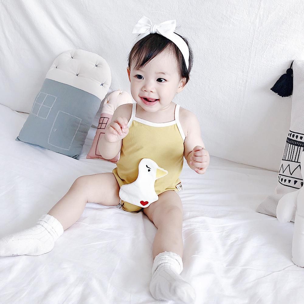 Bộ Jumpsuit Hoạ Tiết Hoạt Hình Cho Trẻ Sơ Sinh