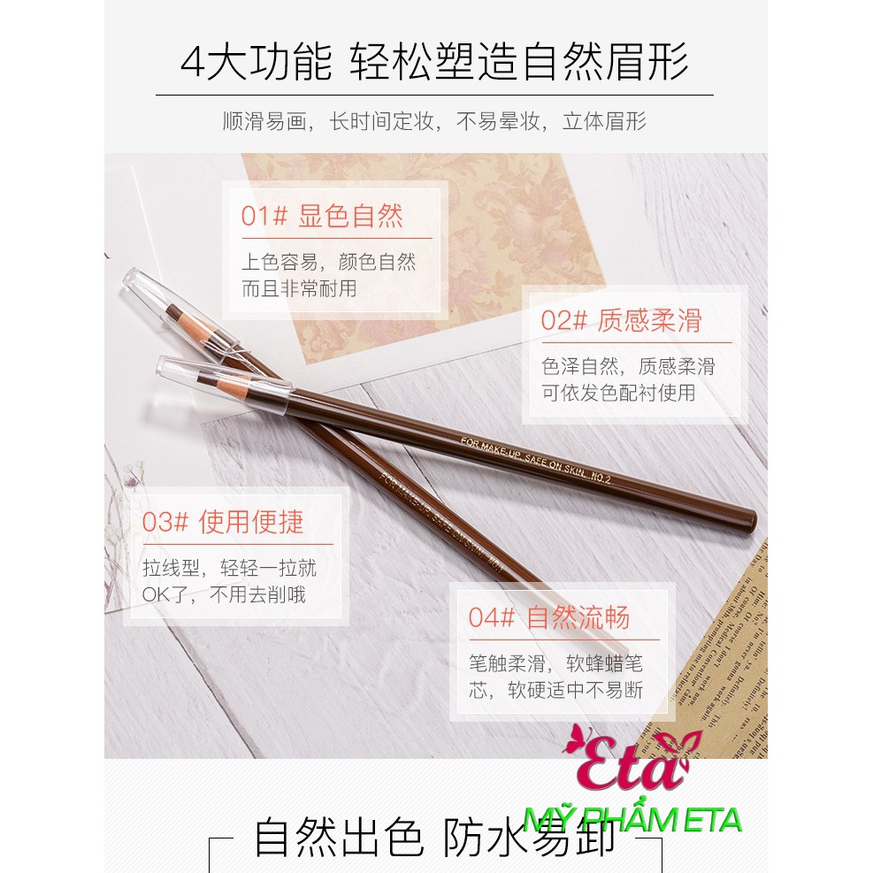 Chì kẻ chân mày COSMETIC ART dạng xé dễ dùng | BigBuy360 - bigbuy360.vn