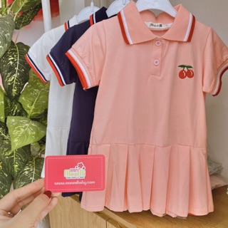[ VIDEO ẢNH THẬT ] VÁY POLO 3 MÀU CHO BÉ
