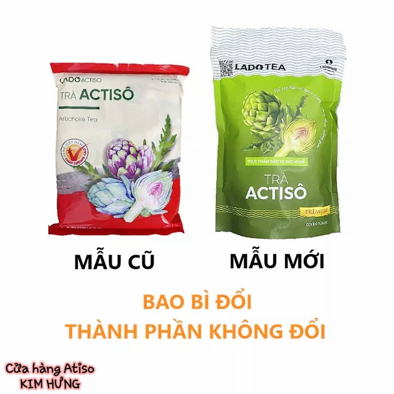 TRÀ ATISO LADOPHAR TÚI LỌC (2G × 100 TÚI NHỎ) GIÚP MÁT GAN, GIẢI NHIỆT.