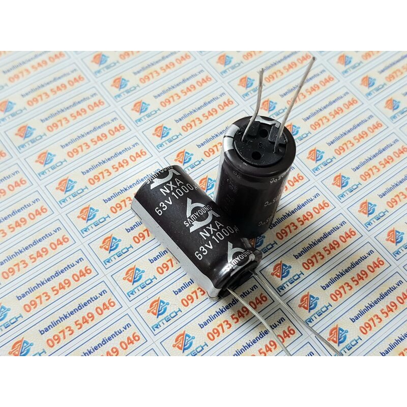 Tụ hóa 1000uF 63V Samyoung 30x16mm chính hãng