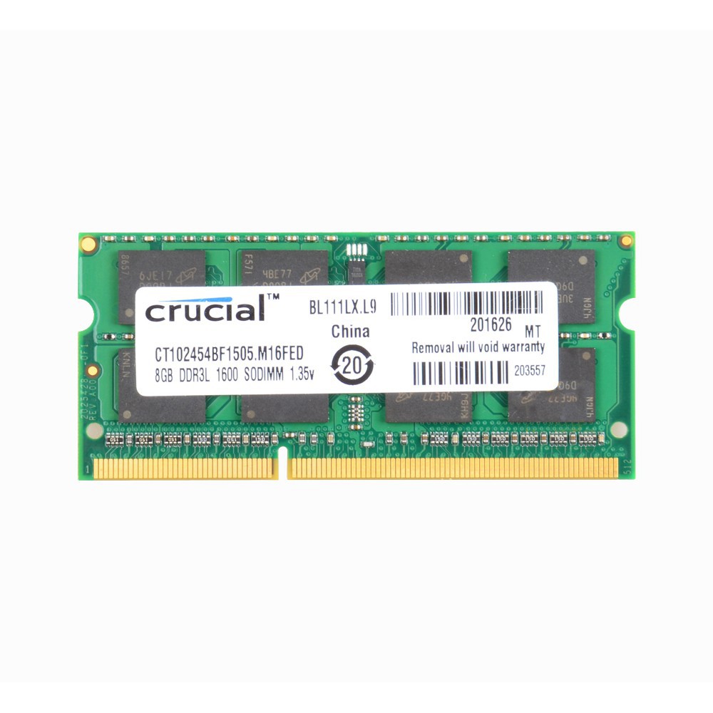 Crucial 2G 4G 8G PC2 PC3 PC3L 5300 6400 8500 10600 12800 DDR2 DDR3 DDR3L 667Mhz 800Mhz 1066Mhz 1333Mhz 1600Mhz DIMM Bộ Nhớ RAM Laptop | BigBuy360 - bigbuy360.vn