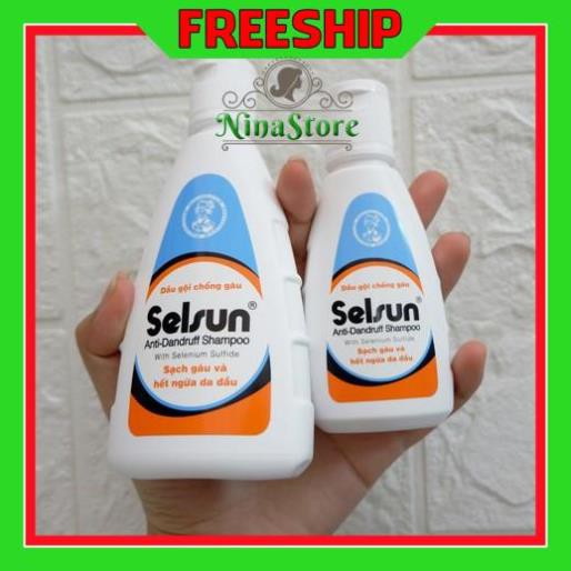 Dầu gội, dầu xả ngăn ngừa gàu và ngứa da đầu Selsun anti – dandruff shampoo 50ml - 100ml hàng chính hãng Selsun