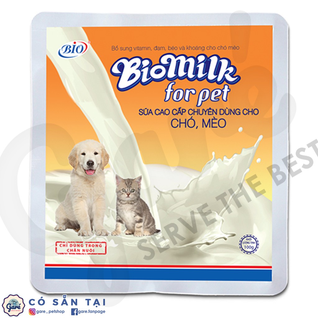 SỮA BỘT CAO CẤP BIOMILK CHUYÊN DÙNG CHO CHÓ MÈO