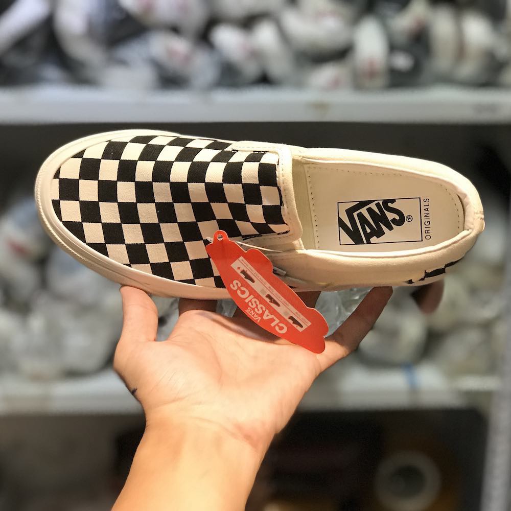 Giày Thể Thao Slipon 𝐕𝐀𝐍𝐒 Vaul Caro Nam nữ hot - Hàng chuẩn Full Box Bill | BigBuy360 - bigbuy360.vn