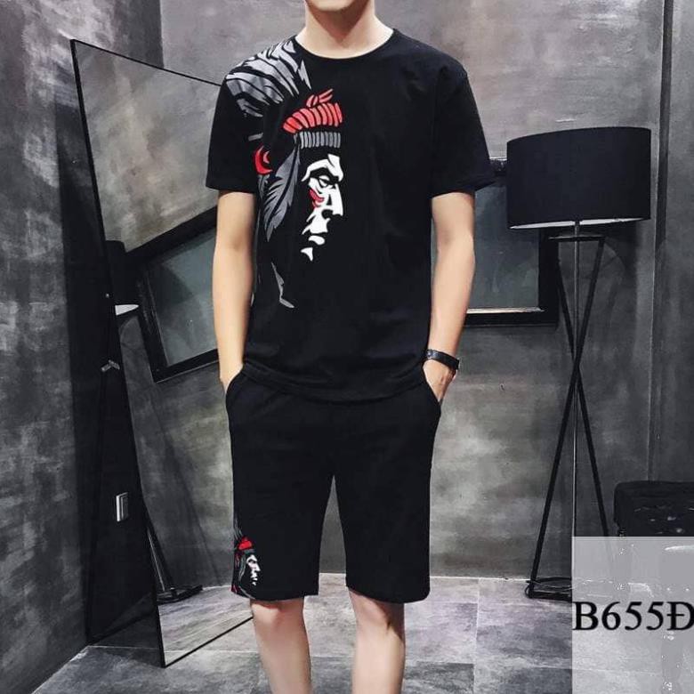 ĐỒ BỘ THỂ THAO 🚚 FREESHIP 🚚 SET BỘ THỂ THAO NAM IN HÌNH MẶT NGƯỜI SIÊU ĐẸP TẬP GYM HAY ĐI CHƠI ĐỀU ĐẸP MẪU MỚI NHẤT *