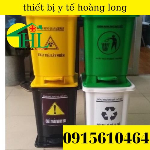 Thùng Rác Y Tế 30 Lít Có Đạp Chân