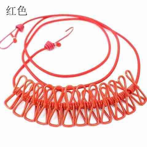 dây phơi kẹp sắt kèm móc thông minh - HV Store 422
