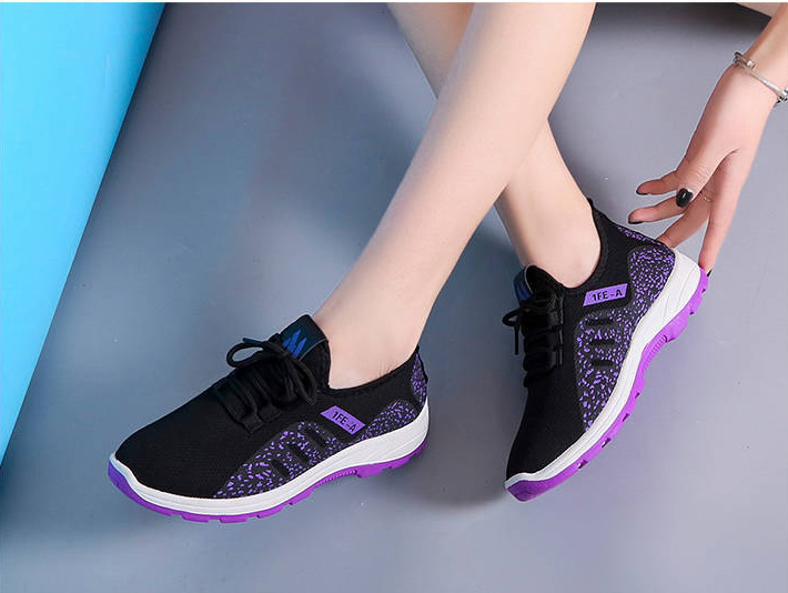 Giày Thể Thao Nữ, Giày Sneaker Nữ Đế Cao Su Đi Siêu Êm, Vải Mềm Ôm Chân GN30