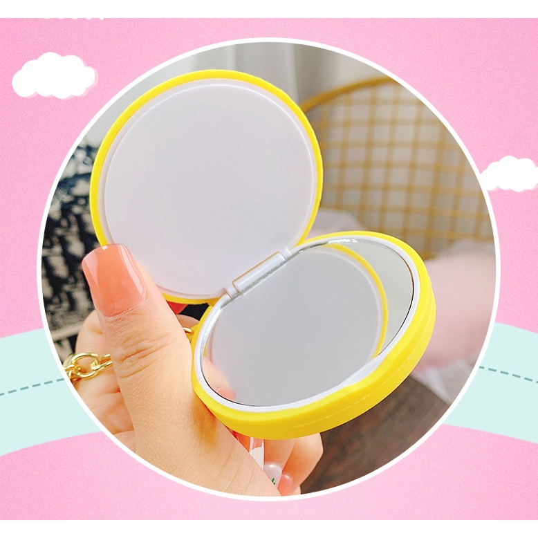 Móc Khóa Hình Kỳ Lân Có Gương 2in1 Siêu Tiện Dụng - Dumi Shop