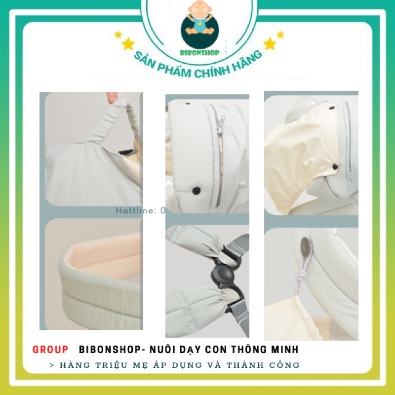 Địu em bé 4 tư thế Babypark thoáng mát êm ái không đau chân