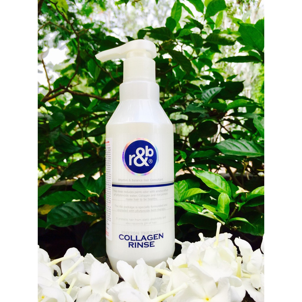 Dầu Xả Ngăn Rụng Tóc Thảo Dược R&B Collagen Conditioner 450ml, dùng được cho cả tóc dầu và bình thường