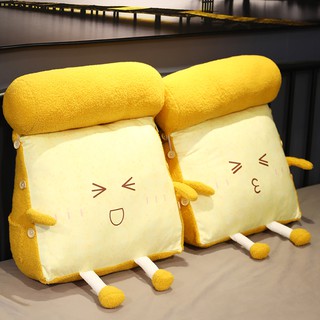 Gối Tựa Lưng Hình Bánh Mì Tam Giác Có Thể Tháo Rời Cho Phòng Ngủ