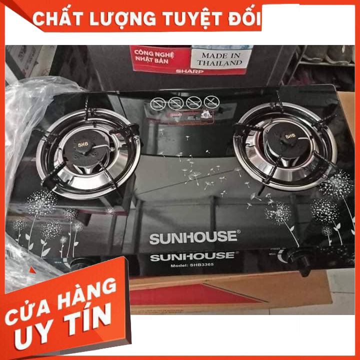 [ hoàn 8% xu đơn 500K] Bếp gas  kính SUNHOUSE SHB3365