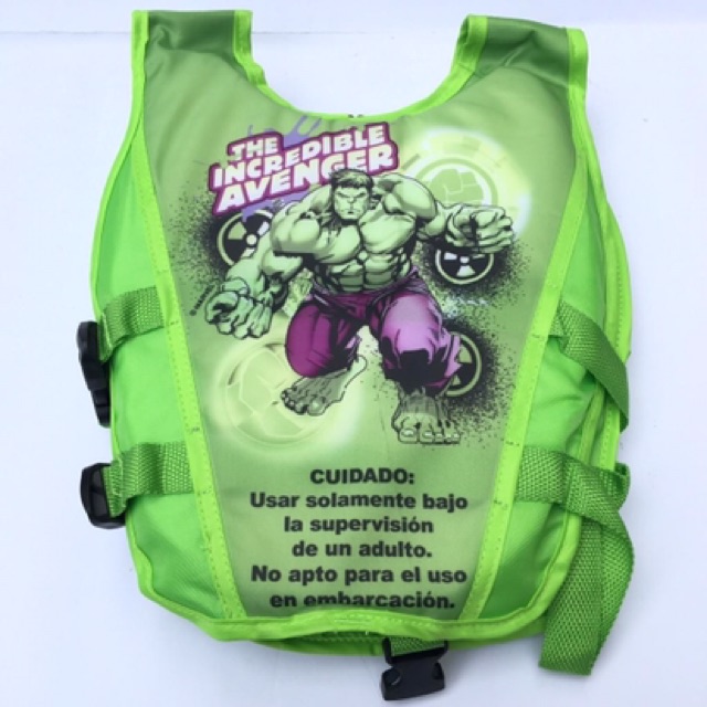 Áo phao bơi cơ bắp hình người khổng lồ xanh Hulk