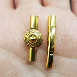 Khóa chốt vòng tay Titan Màu Vàng không gỉ, không phai màu, dễ đeo (size 3mm)