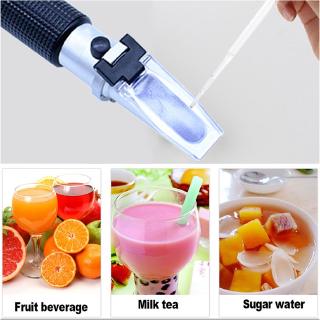 Máy đo lượng đường cầm tay ATC 0-50% Brix với lõi nhôm và vỏ nhựa tiện lợi dễ sử dụng