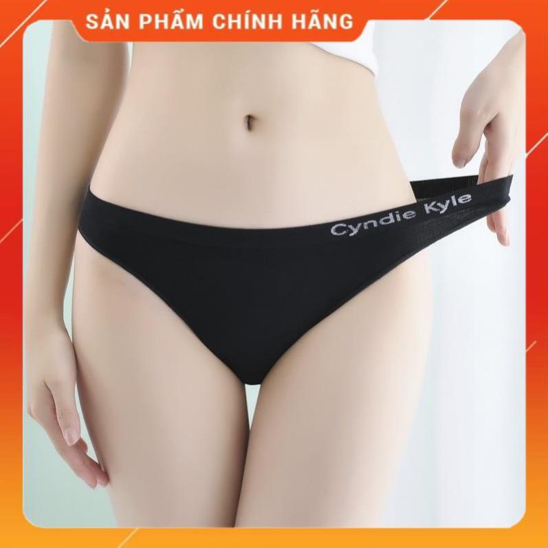 Quần Lót Nữ ❤️ Quần Lót Lọt Khe Sexy Cotton Co Giãn 4 Chiều phối viền chun chữ cá tính gợi cảm 7007