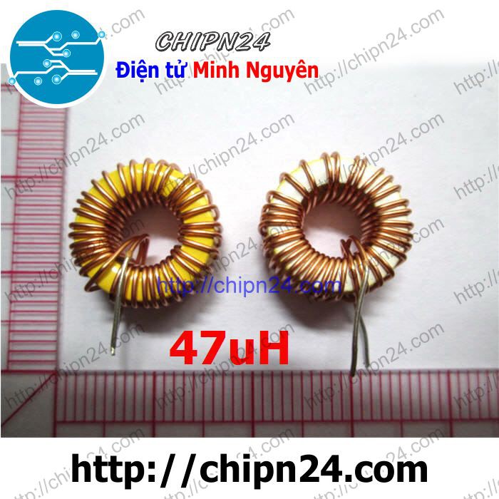 [2 CÁI] Cuộn cảm xuyến DIP 3A (68/100/150/220/330/470UH) - [Chọn Loại]