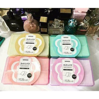 Bông tẩy trang miniso nhật bản