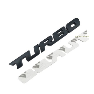 Tem chữ TURBO  trang trí xe-Model 3