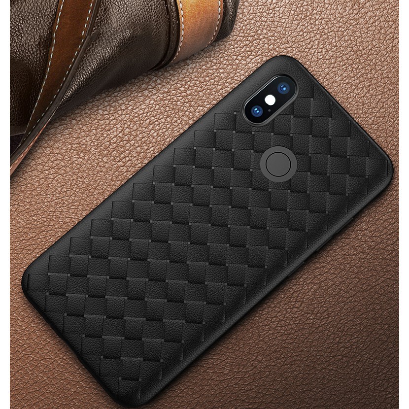 Woven Pattern Cases For Xiaomi Mi 8 Redmi S2 5 Plus Note 5 3 Pro Soft TPU Case