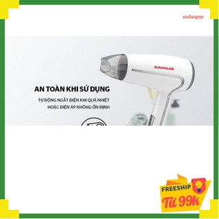Máy sấy tóc sunhouse shd2308 trắng