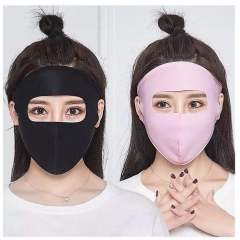 Khẩu Trang Ninja Lót Nỉ Có Kính Chống Lạnh Cực Tốt (Có Thể Tháo Rời Kính)