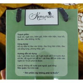 Ngâm Chân Thảo Dược - Komorebi ( set 7 gói)
