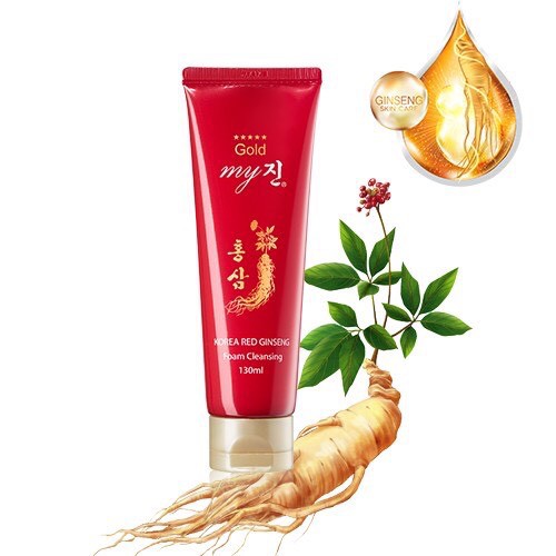 Sữa rửa mặt sâm đỏ My Gold Korea Red Ginseng Foam Cleanser 130ml