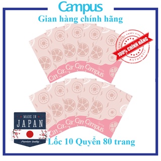 [ Lốc 10 Quyển ] Vở kẻ ngang ⭐ 80 Trang ⭐ Four Season ⭐ Muted Color ⭐ Doremon ⭐  Campus