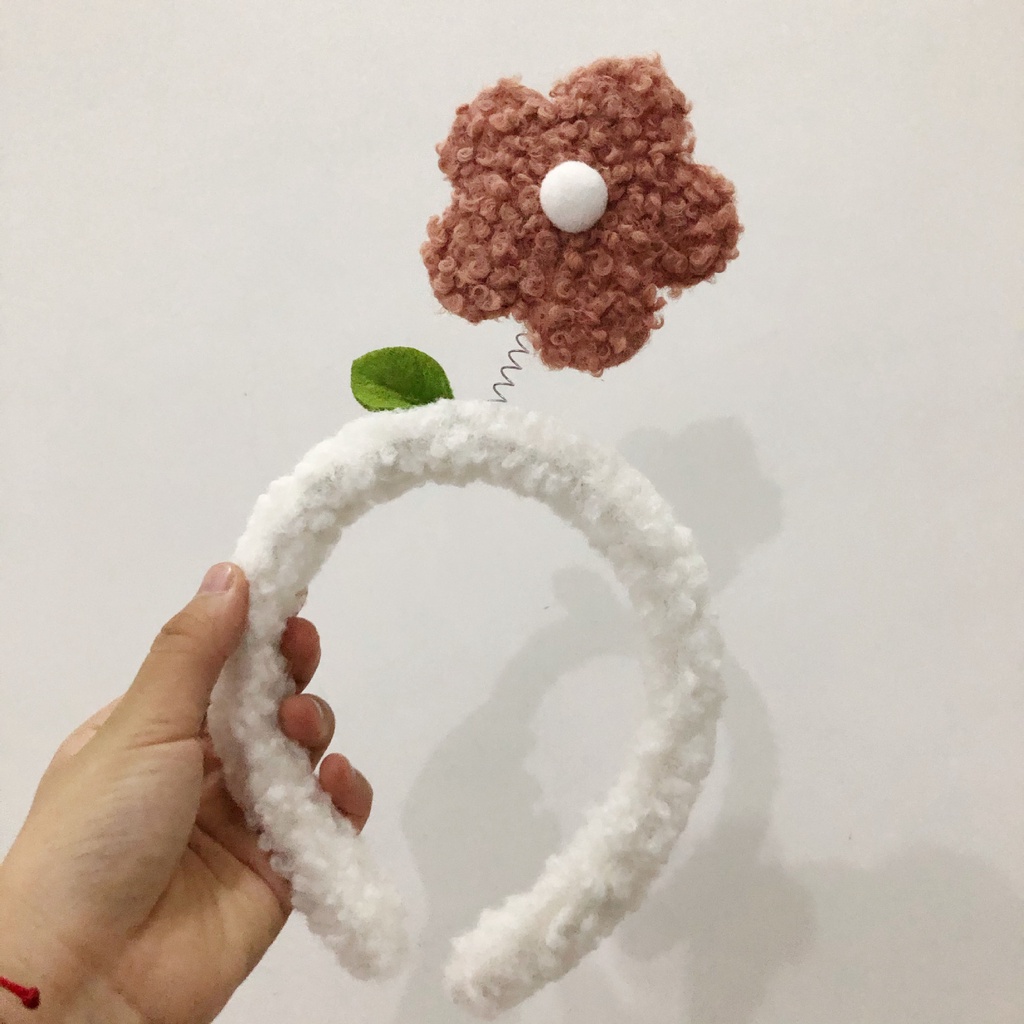 Băng Đô Cài Tóc Hình Bông Hoa Phong Cách Hàn Quốc BD20