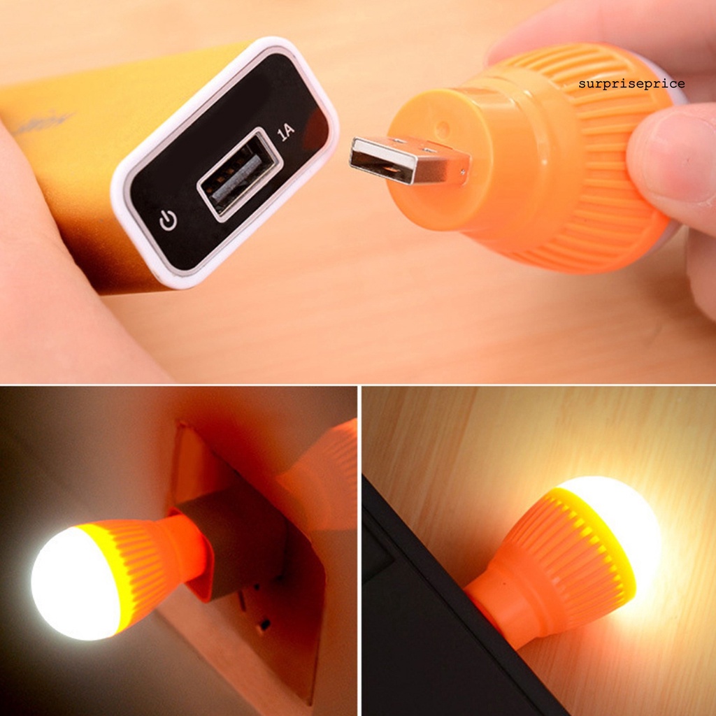 Bóng đèn LED USB mini tiết kiệm năng lượng chuyên dụng cho du lịch cắm trại