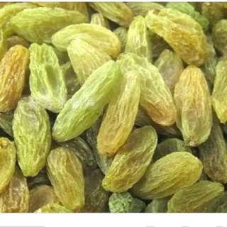 Nho khô xanh loại 1: 630k/thùng (10kg, thùng tím than)