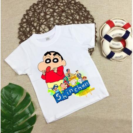Áo thun bé trai in hình Shin Cậu Bé Bút Chì in tại shop