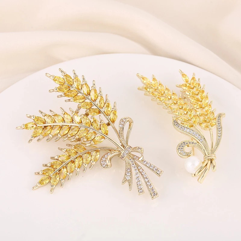 Ghim Cài Áo Đính Đá Pha Lê Thời Trang Dành Cho Nữ