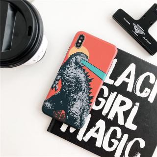 Ốp điện thoại họa tiết Godzilla cho iPhone 6 6s 6plus 7 8plus X XS XR XSMAX 11 11Pro 11ProMax