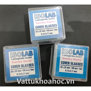Lamen kính hiển vi 22*22 mm