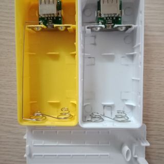 Box sạc dự phòng cục gạch mini - 2 cell pin  (chưa gồm pin)