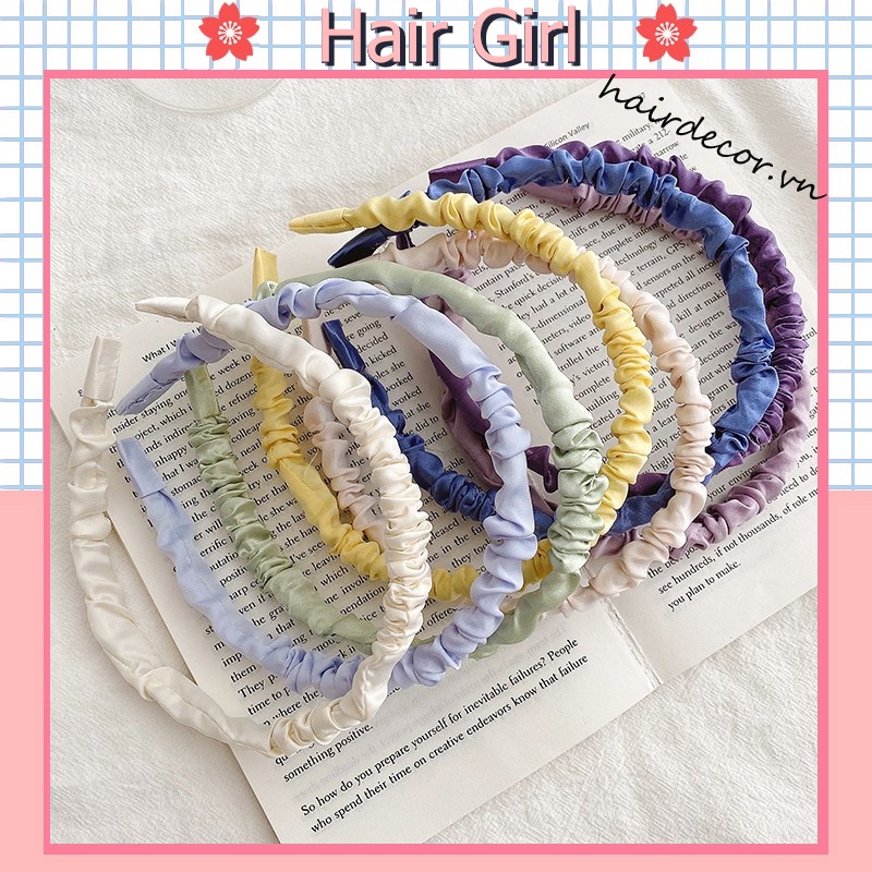 Băng đô thời trang màu kẹo đáng yêu dành cho bé gái