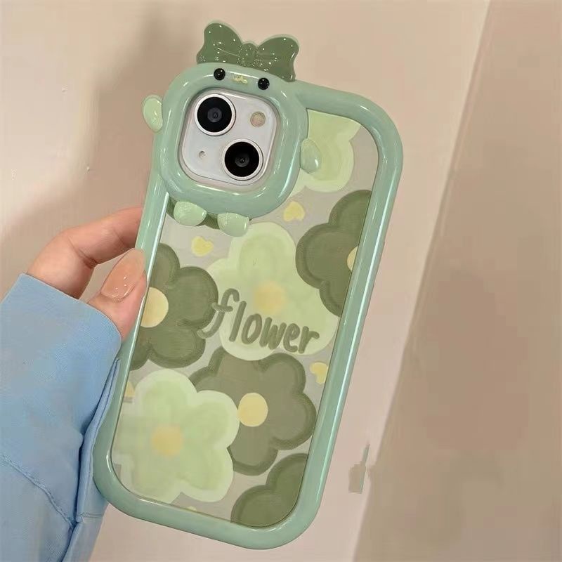 Ốp Điện Thoại Silicone In Hình Quái Vật Xanh Lá Cho iPhone 11 12 13 Prom 7 8 6 13 Pro